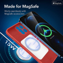 ESR Miękkie etui z MagSafe iPhone 12 czerwony