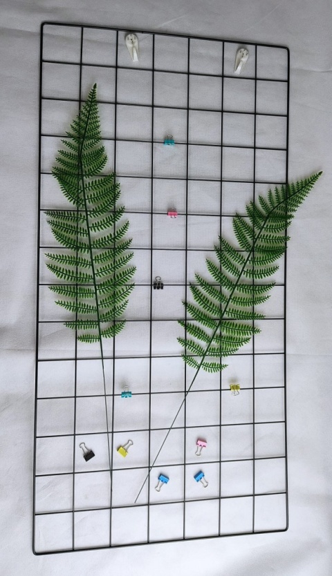 TABLICA METALOWA ORGANIZER KRATKA RAMKA NA ZDJĘCIA 80x40 2SZT AKCESORIA