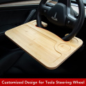 Deska na kierownicę podstawka bambusowa BASENOR do Tesla Model 3 Y S X