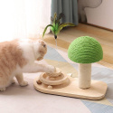Drapak zabawka interaktywna drewniana dla kota