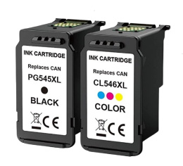 Zestaw 2x tusz do CANON PG 545 XL I CL 546 XL