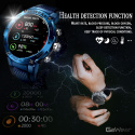 Zegarek smartwatch niebieski męski GaWear K28N iOS