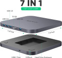 Hub USB-C Mac Mini SATA SSD/HDD USB 3.0/2.0