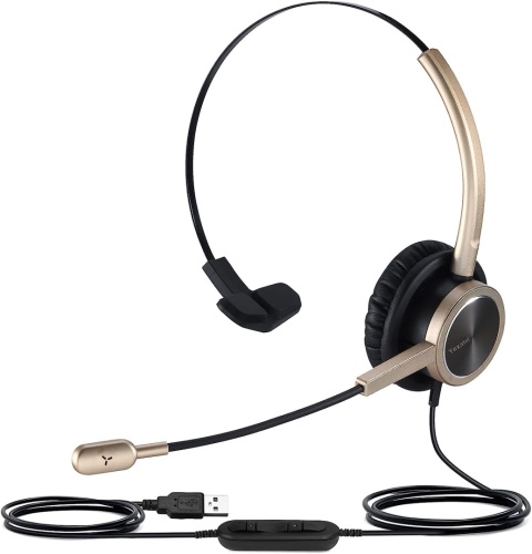 Słuchawka z mikrofonem USB Call Center Skype biuro