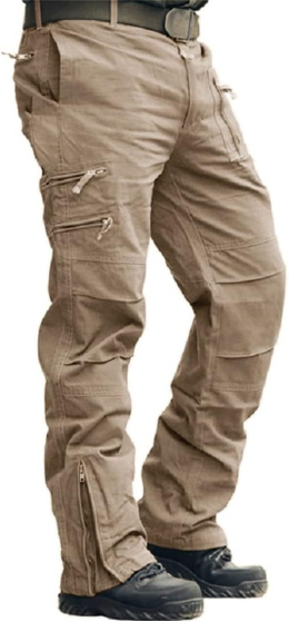Męskie spodnie turystyczne Outdoor wojskowe roz 36