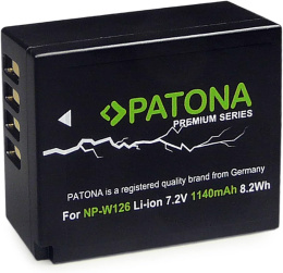 Akumulator Patona Premium NP-W126 do aparatów Fuji