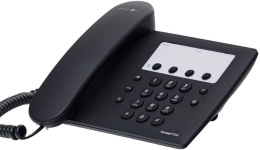 Telefon stacjonarny Czarny przewodowy T-mobile