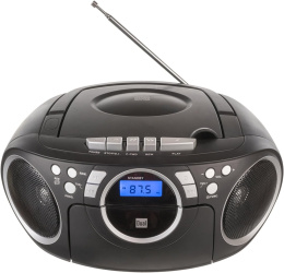 Boombox Dual P70 Radio Fm CD Kaseta AUX czarne