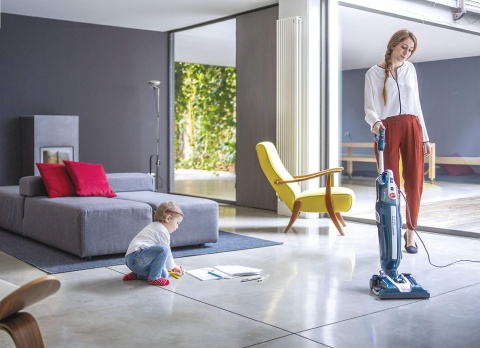 ODKURZACZ PIONOWY Z MOPEM PAROWYM H-PURE 700 HPS700 011 2w1 MOPOWANIE