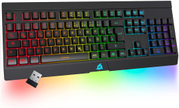 Bezprzewodowa klawiatura mechaniczna gamingowa KLIM RIVAL RGB QWERTZ