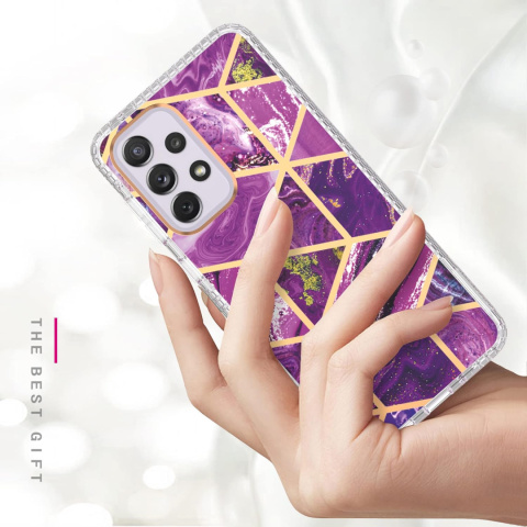 ETUI OBUDOWA GLAMOUR MARMUR WZORY GEOMETRYCZNE Samsung Galaxy A53 5G ETUI OBUDOWA GLAMOUR MARMUR WZORY GEOMETRYCZNE Samsung Galaxy A53 5G