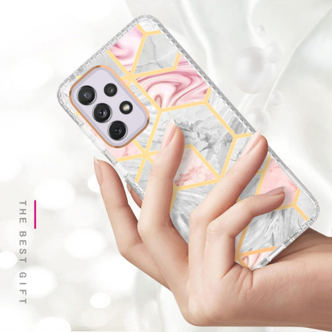 ETUI OBUDOWA GLAMOUR MARMUR WZORY GEOMETRYCZNE Samsung Galaxy A53 5G ETUI OBUDOWA GLAMOUR MARMUR WZORY GEOMETRYCZNE Samsung Galaxy A53 5G