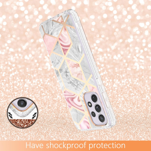 ETUI OBUDOWA GLAMOUR MARMUR WZORY GEOMETRYCZNE Samsung Galaxy A53 5G ETUI OBUDOWA GLAMOUR MARMUR WZORY GEOMETRYCZNE Samsung Galaxy A53 5G