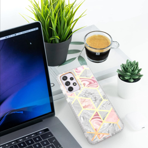 ETUI OBUDOWA GLAMOUR MARMUR WZORY GEOMETRYCZNE Samsung Galaxy A53 5G ETUI OBUDOWA GLAMOUR MARMUR WZORY GEOMETRYCZNE Samsung Galaxy A53 5G