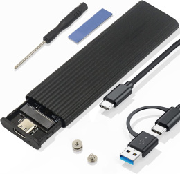 OBUDOWA ADAPTER DYSKU SSD kartridż ‎Airusam M.2 NVME USB-C 3.1