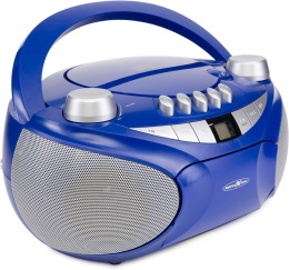 Radio Kuchenne Boombox Bluetooth Reflexion RCR4655 FM CD USB MP3 niebieskie