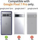 Etui do Google Pixel 7 PRO gumowe obudowa mat case niebieski