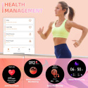 SMARTWATCH INTELIGENTNY ZEGAREK DAMSKI NY20 WODOODPORNY FITNESS SPORTOWY