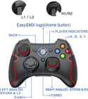 Kontroler Bezprzewodowy GamePad podwójne wibracje EasySMX PC PS3 Android