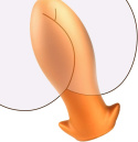 Duży złoty korek analny silikonowy sex orgazm dildo plug 22,5cm ROZ E