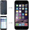 Wyświetlacz LCD ekran dotykowy zamiennik Hoonyer do iPhone 7 czarny zestaw
