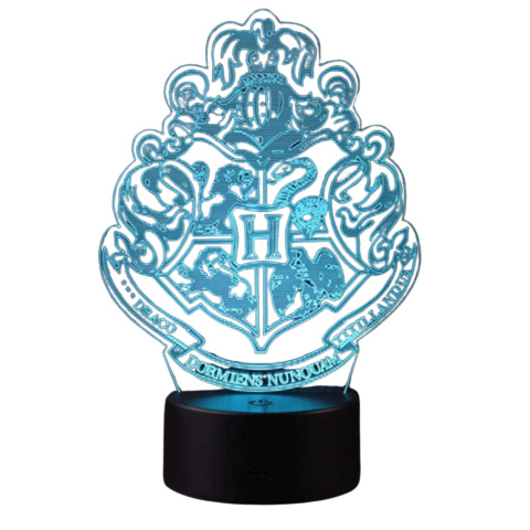 Lampka Nocna z Nadrukiem 3D LED Hogwart Harry Potter statuetka