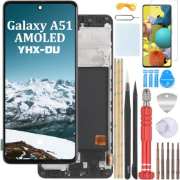 WYŚWIETLACZ ZAMIENNIK LCD DOTYK Samsung Galaxy A51 i narzędzia instalacyjne