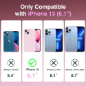 Silikonowe etui do iPhone 13 6,1" plecki różowe kompatybilne z Magsafe