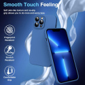 Silikonowe etui do iPhone 13Pro Max 6,7" plecki niebieski ładowanie Magsafe