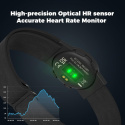 Opaska sportowa Monitor pracy serca czujnik tętna wodoodporny Bluetooth