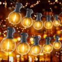 Girlanda Ogrodowa Lampki Żarówki Kule 45,7m 75+2szt ogrodowe łańcuch