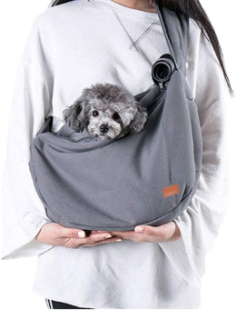 PETTOM nosidełko dla psa lekka torba typu listonoszka z paskiem