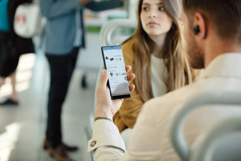Słuchawki dokanałowe bezprzewodowe Sony WF-1000XM3 Słuchawki dokanałowe bezprzewodowe Sony WF-1000XM3