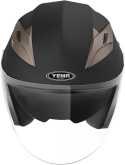 Kask motocyklowy Yema YM-627 rozmiar M czarny mat z szybą quad cross