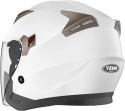 Kask motocyklowy Yema YM-627 rozmiar S BIAŁY z szybą quad cross