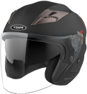 Kask motocyklowy Yema YM-627 rozmiar M czarny mat z szybą quad cross