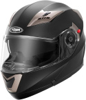 Kask motocyklowy Yema YM-925 rozmiar L czarny mat z szybą quad cross