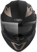 Kask motocyklowy Yema YM-925 rozmiar L czarny mat z szybą quad cross