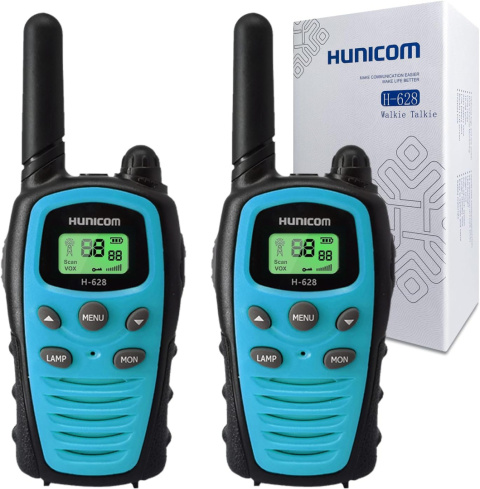 Krótkofalówki HUNICOM H-628 Walkie Talkie 2 sztuki 5km z latarką led