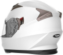 Kask motocyklowy Yema YM-829 rozmiar L BIAŁY z szybą quad cross