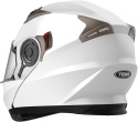 Kask motocyklowy Yema YM-925 rozmiar XL biały z szybą quad cross