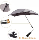 Parasol do wózków dziecięcych z uniwersalnym uchwytem Filtr UV50 71cm