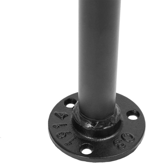 Wieszak na ubrania HOOBRO naścienny LOFT 2 sztuki czarny 80cm Wieszak na ubrania HOOBRO naścienny LOFT 2 sztuki czarny 80cm