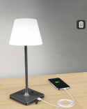 Lampka nocna USB LED biurkowa ściemnianie powerbank lampa zimny biały