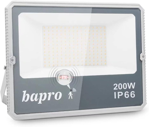 Reflektor zewnętrzny Lampa LED ‎Bapro 200W 6000K 20000lm Wodoodporny IP66