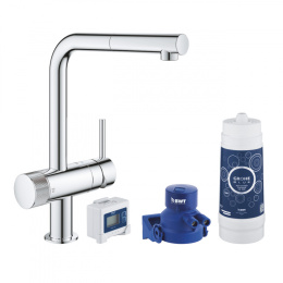 Jednouchwytowa bateria kuchenna GROHE BLUE PURE MINTA 30382000 3000L