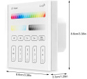 Panel LED Podtynkowy lampki 6szt aplikacja panel sterujący kontroler