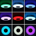 Lampa sufitowa plafon LED Horevo RGB głośnik bluetooth pilot aplikacja 24W