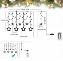 Łańcuch świetlny LED BLOOMWIN z 12 gwiazdkami IP44 pilot zimna biel