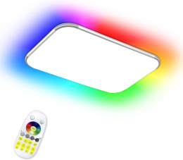 Lampa sufitowa RGB Aufun 48W plafon LED ściemniana pilot 48W 3600-4320LM